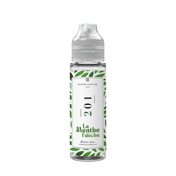 N°201 La Menthe Fraîche 0mg 50ml - Maître Vapotier - image 4