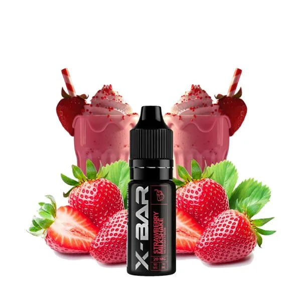 Strawberry Milkshake Nic Salt 10ml - X-Bar - image 2