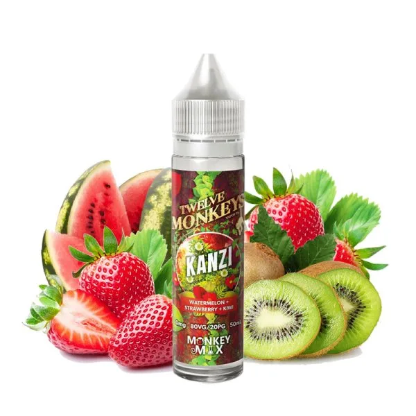 Kanzi Monkey Mix 0mg 50ml - Twelve Monkeys - image 2