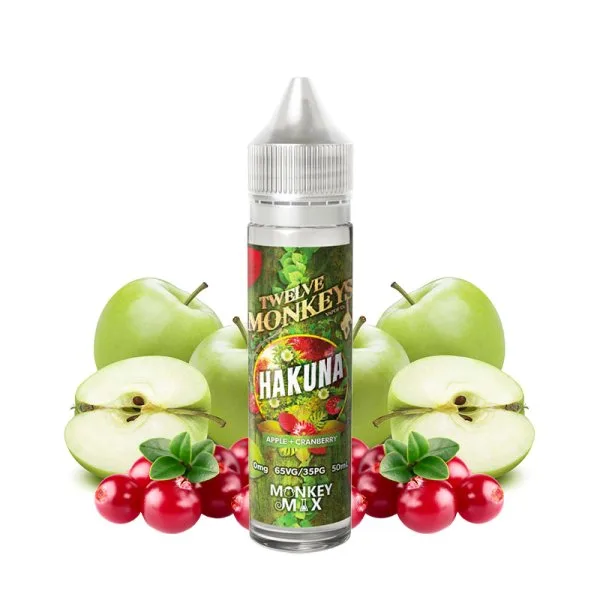 Hakuna Monkey Mix 0mg 50ml - Twelve Monkeys - image 2