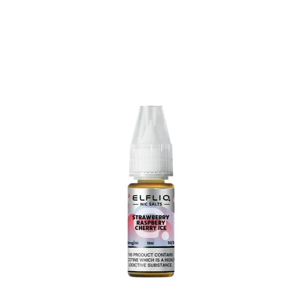 Strawberry Raspberry Cherry Ice Nic Salt 10ml - Elfliq by Elfbar - image 3