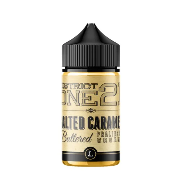 Salted Caramel District One21 0mg 50ml - Five Pawns - image 3