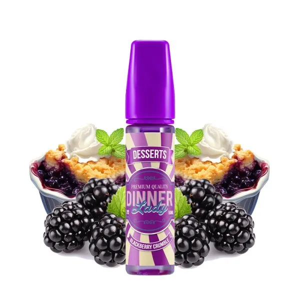 Blackberry Crumble 0mg 50ml - Desserts by Dinner Lady - image 2