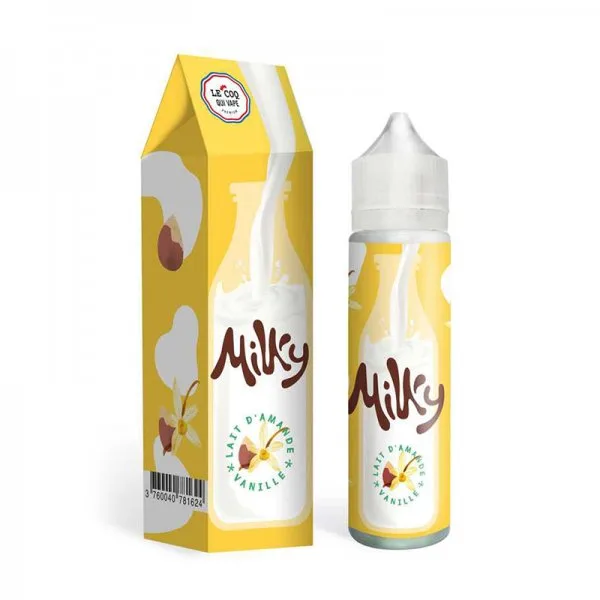 Lait d'Amande Vanille 0mg 50ml - Milky by Le Coq Qui Vape - image 2