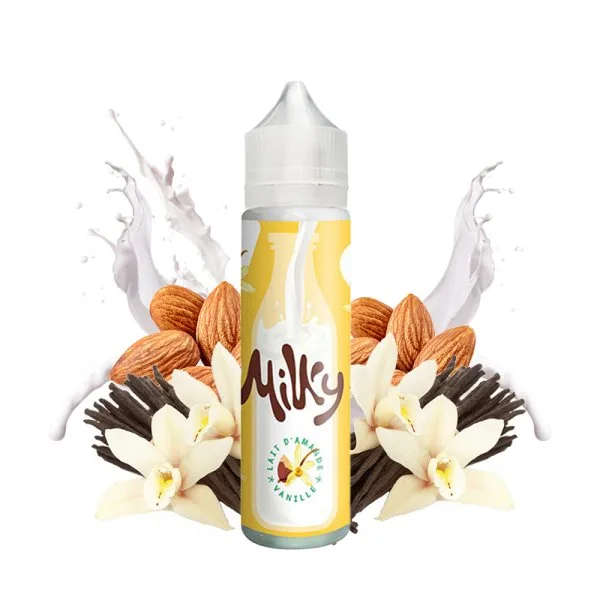 Lait d'Amande Vanille 0mg 50ml - Milky by Le Coq Qui Vape - image 3