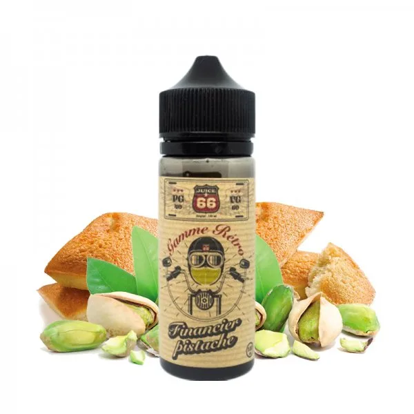 Financier Pistache 0mg 100ml - Retro by Juice 66 - image 2