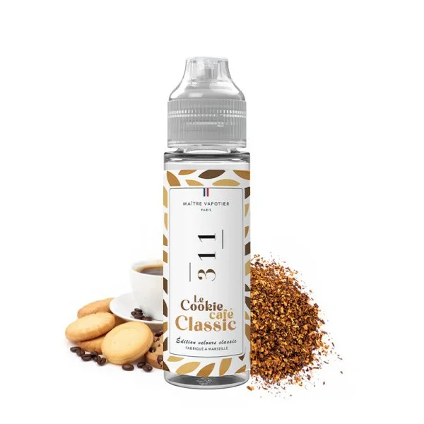 N°311 Le Cookie Café Classic 0mg 50ml - Maître Vapotier - image 3