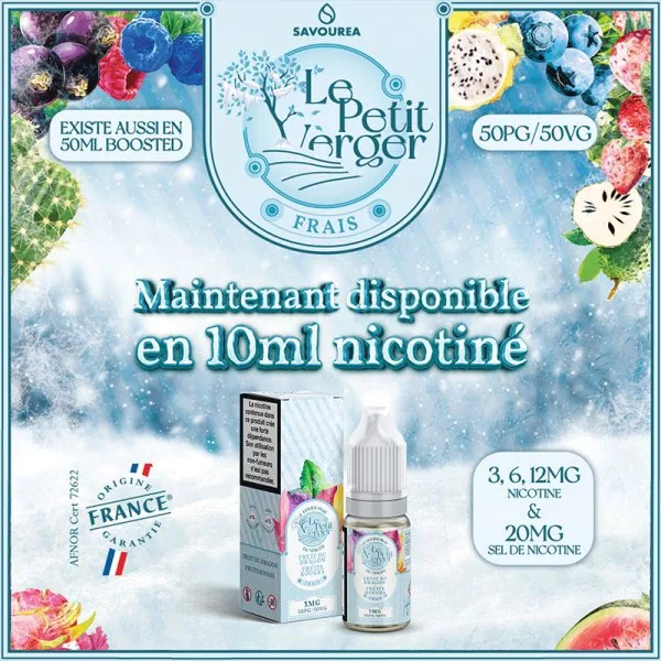 Fruit du Dragon Jaune Framboise Bleue Frais Nic Salts 10ml - Le Petit Verger by Savourea - image 3