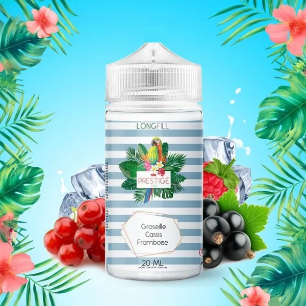 Long Fill (Arôme Concentré) Groseille Cassis Framboise  0mg 20/120ml - Prestige Fruits - image 3