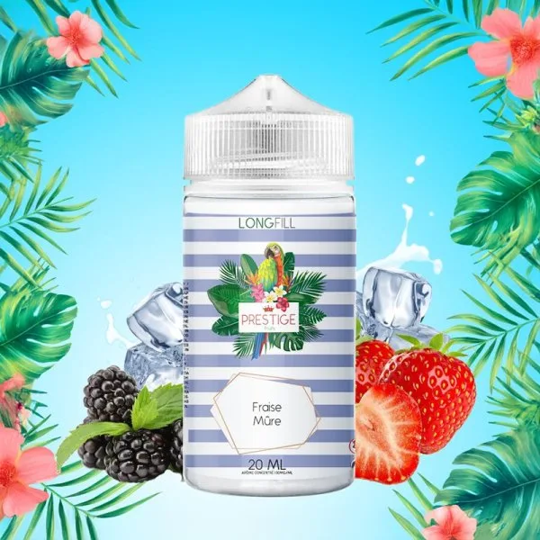 Long Fill (Arôme Concentré) Fraise Mûre 0mg 20/120ml - Prestige Fruits - image 3