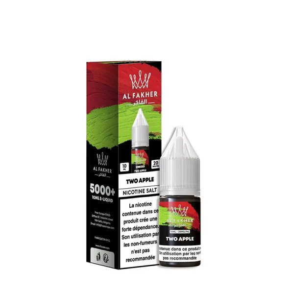 Two Apple Nic Salt 20mg 10ml - Al Fakher - image 4