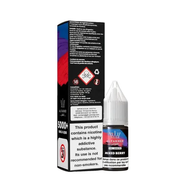 Mixed Berry Nic Salt 20mg 10ml - Al Fakher - image 5