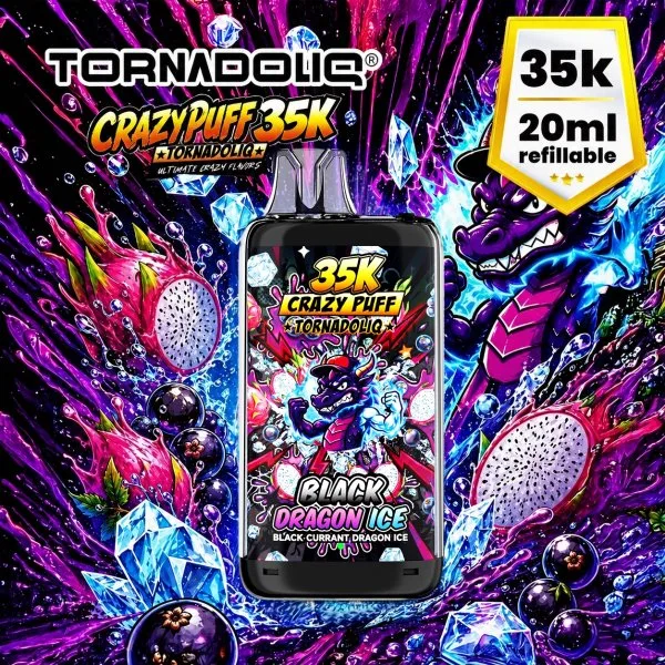 Crazy Puff 35K 1100mAh 20ml / 2% - Tornadoliq - image 2