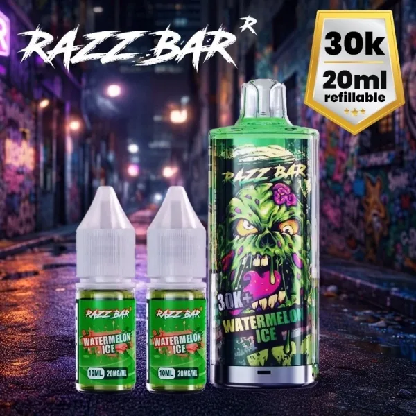 Pack 30K 650mAh 20ml / 2% - RazzBar - image 2