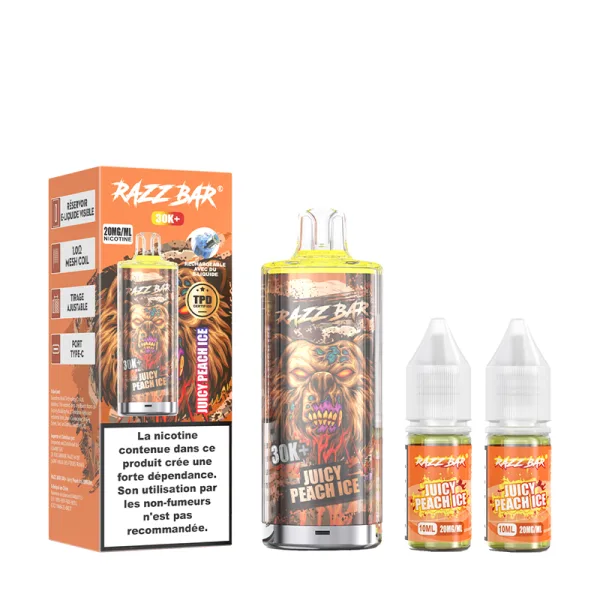 Pack 30K 650mAh 20ml / 2% - RazzBar - image 8