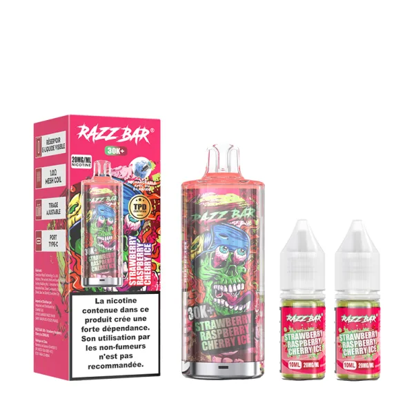 Pack 30K 650mAh 20ml / 2% - RazzBar - image 17