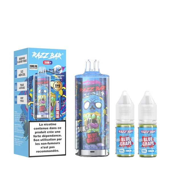 Pack 30K 650mAh 20ml / 2% - RazzBar - image 38