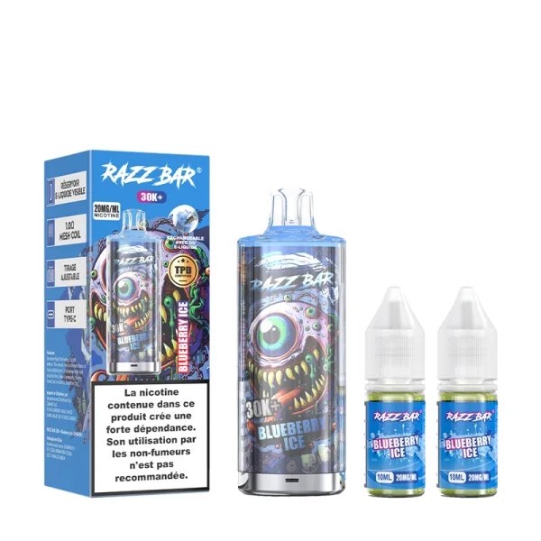 Pack 30K 650mAh 20ml / 2% - RazzBar - image 41