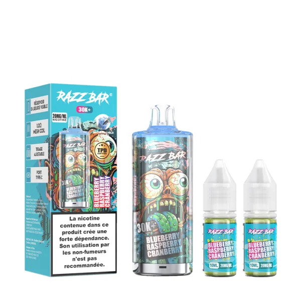 Pack 30K 650mAh 20ml / 2% - RazzBar - image 44