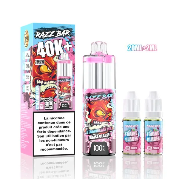 Pack MTL/RDL 40K+ 850mAh 20ml / 2% - RazzBar - image 9