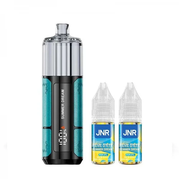 Shisha Pro 39K + 2 E-liquides 1100mAh 20ml / 2% - JNR - image 3