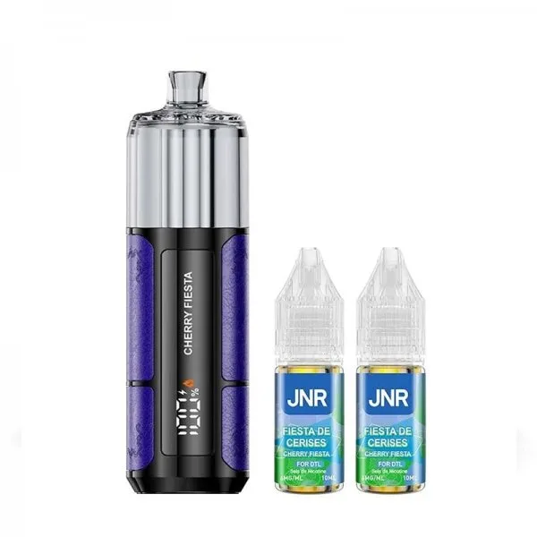 Shisha Pro 39K + 2 E-liquides 1100mAh 20ml / 2% - JNR - image 5