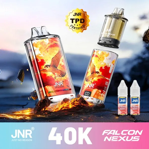 Falcon Nexus 40k + 2 E-liquides 1000mAh 15ml / 2% - JNR - image 4