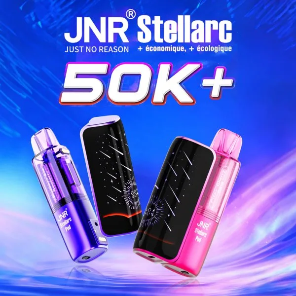 Stellarc 50k + 3 E-liquides 1200mAh 10ml / 2% - JNR - image 4
