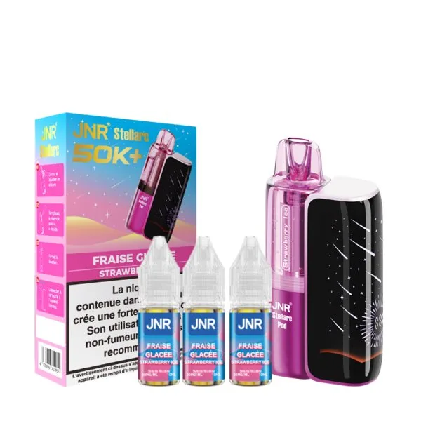 Stellarc 50k + 3 E-liquides 1200mAh 10ml / 2% - JNR - image 14