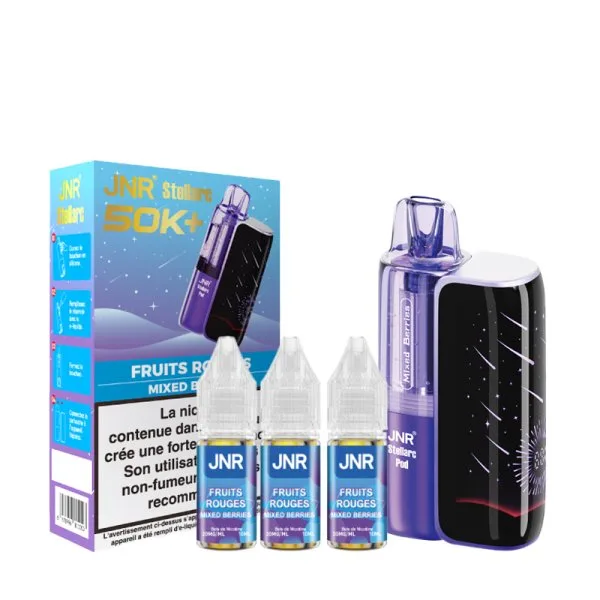 Stellarc 50k + 3 E-liquides 1200mAh 10ml / 2% - JNR - image 29