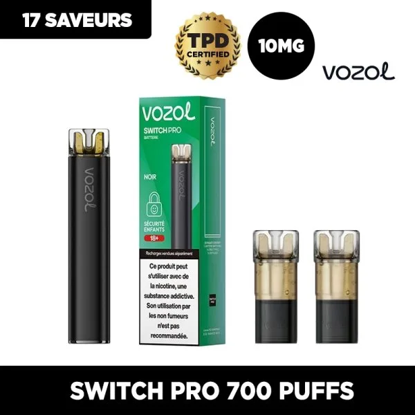 Starter Kit Switch Pro Black Edition 10mg - Vozol - image 3