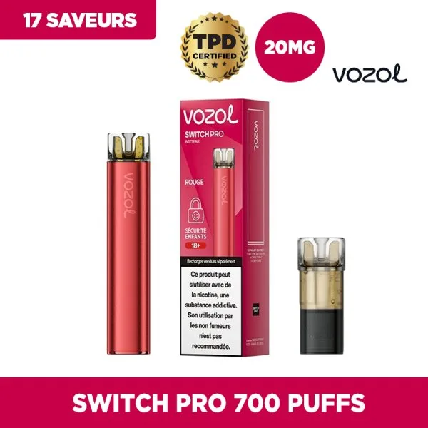 Starter Kit Switch Pro Red Edition 20mg - Vozol - image 3