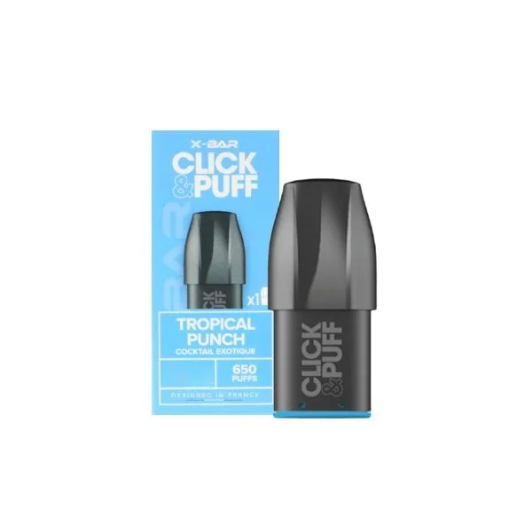 Cartouche Pré-remplie Click & Puff 10mg (1pc) - X-Bar - image 12