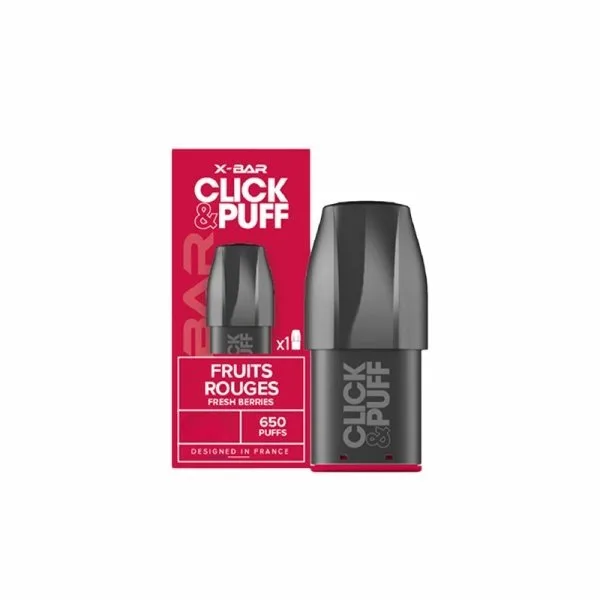 Cartouche Pré-remplie Click & Puff 10mg (1pc) - X-Bar - image 22