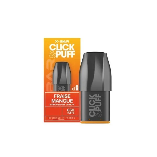 Cartouche Pré-remplie Click & Puff 10mg (1pc) - X-Bar - image 38