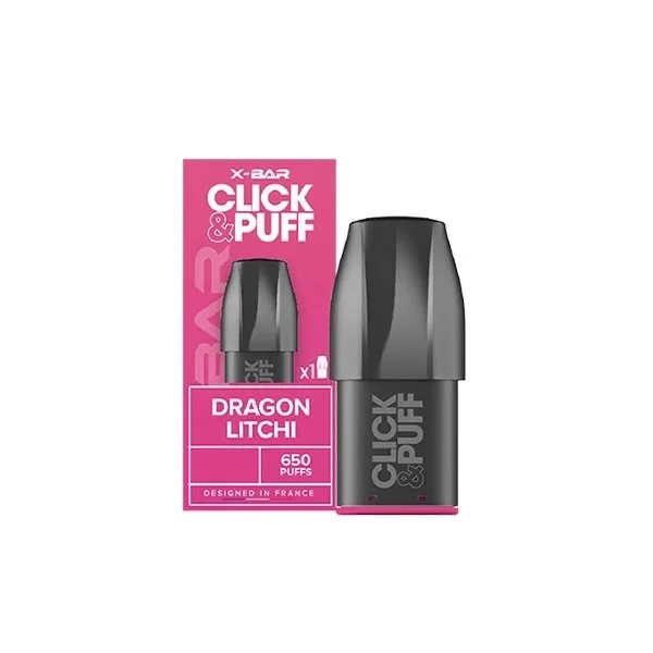 Cartouche Pré-remplie Click & Puff 10mg (1pc) - X-Bar - image 44