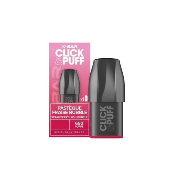 Cartouche Pré-remplie Click & Puff 20mg (1pc) - X-Bar - image 28