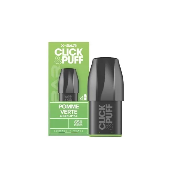 Cartouche Pré-remplie Click & Puff 20mg (1pc) - X-Bar - image 32