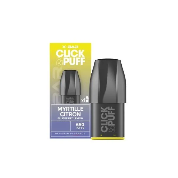 Cartouche Pré-remplie Click & Puff 20mg (1pc) - X-Bar - image 34