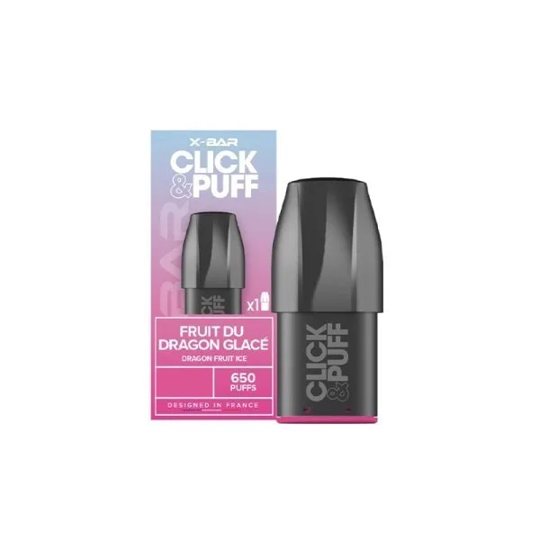 Cartouche Pré-remplie Click & Puff 20mg (1pc) - X-Bar - image 36