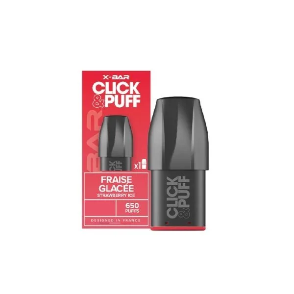 Cartouche Pré-remplie Click & Puff 20mg (1pc) - X-Bar - image 40