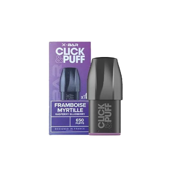 Cartouche Pré-remplie Click & Puff 20mg (1pc) - X-Bar - image 58