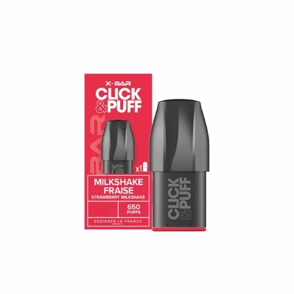 Cartouche Pré-remplie Click & Puff 20mg (1pc) - X-Bar - image 60