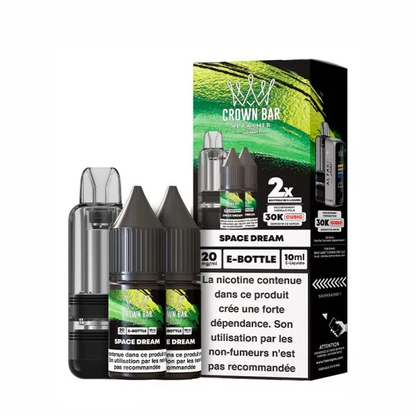 Cartouche Cubic 30k 20ml (1pc) + E-liquides 20mg 10ml (2pcs) - Crown Bar by Al Fakher - image 13