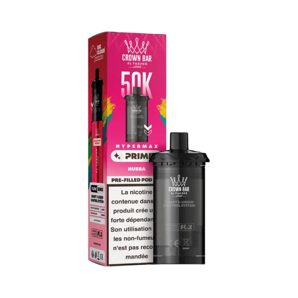 Cartouches Pré-Remplies Hypermax Prime 10+10ml / 6mg (2pc) - Al Fakher - image 12