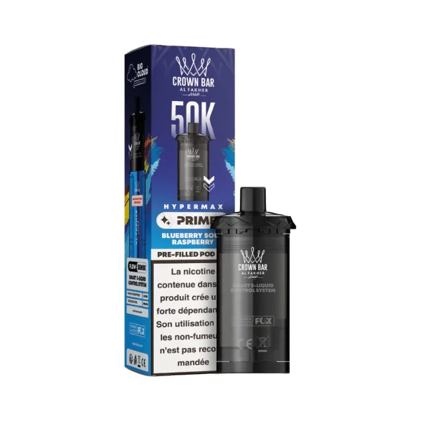 Cartouches Pré-Remplies Hypermax Prime 10+10ml / 6mg (2pc) - Al Fakher - image 21