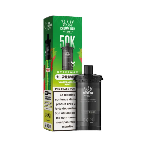 Cartouches Pré-Remplies Hypermax Prime 10+10ml / 6mg (2pc) - Al Fakher - image 36