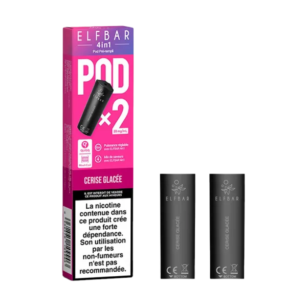 Cartouches Pré-Remplies 4in1 2ml 20mg (2pcs) - Elfbar - image 8