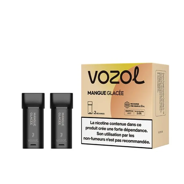 Cartouche Switch 600 2ml Mangue Glacée (2pcs) - Vozol - image 3
