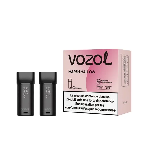 Cartouche Switch 600 2ml Marshmallow (2pcs) - Vozol - image 3